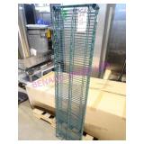 LOT, 2PC 60"X14" COATED WIRE WALL SHELVES  NOTES