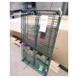 LOT, 30"X18" 2PC COATED WIRE SHELVES  NOTES
