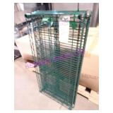 LOT, 4PC 36"X18" COATED WIRE WALL SHELVES NOTES