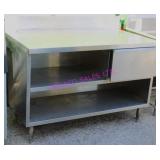 1X, 54"X30" S/S COUNTER, DBL U/S, 1 DRAWER