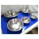 LOT, 22PC ASST SIZE S/S MIX BOWLS