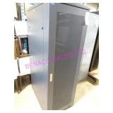 1X, 23.5"X38"X69.5"T 4DR VENTED METAL SERVER RACK