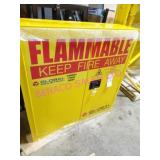 1X, 43"X45"X12" GLOBAL FLAMMABLE MATERIAL CAB NOTE