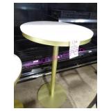 2X, GOLD METAL FRAME MARBLE TOP CRUISER TABLE NOTE
