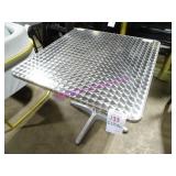 4X, 27.5" SQAURE S/S PATIO TABLE