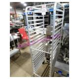 1X, 20.25"X69"T 20 SLOT ALUM PORTA TRAY RACK