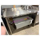 1X, 48" X. 30" ALL S/S TABLE