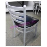10X, METALS FRAME VINYL SEAT CHAIRS NOTE!