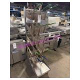LOT, PORTA BASKET RACK W/ 13 FRYER BASKETS
