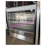 1X, 72"X81"T OMCAN 5 SHELF S/S OPEN MERCHANDISER