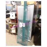 1X, 48"X21"X74"T 3 SHELF COATED WIRE RACK