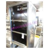 1X, 27"X47"T S/S 3 SHELF WARMING COUNTER  NOTES