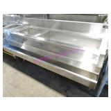 1X, 86"X29" 2 WELL S/S COCKTAIL SINK
