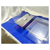LOT, 13PC ASST SIZE S/S & PLASTIC INSERT W/ LIDS