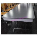 2X, 96"X30" TABLE W/FOLDING LEGS NOTE!