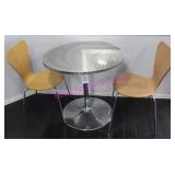 LOT, 3PCS TABLE WITH CHAIRS NOTES!