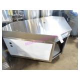 1X, 76"X42" S/S PORTA CORNER COUNTER