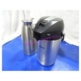 LOT, NEW 4PC S/S DRINK DISPENSERS  NOTES