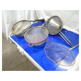 LOT, 4PCS ASST STYLE SIEVES