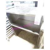 1X, 30"X14"X38"T 2 SHELF S/S COUNTER