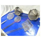 LOT, 5PC ASST STYLE SIEVES