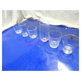 LOT, 17PCS ASST DRINK GLASSES
