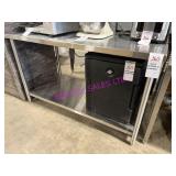 1X, 58" X 29" ALL S/S TABLE W/ UNDERSHELF