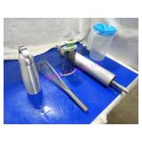LOT, 1 BIN ASST KITCHEN SUPPLIES  NOTES