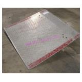 1X, 48"X48" H.D. STEEL DOCK PLATE NOTES!