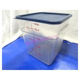 LOT, 5PCS 18QT INGREDIENT MEASURE BINS W/ LIDS