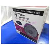 1X, NEW SAN JAMAR 9" TOILET PAPER DISPENSER