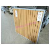 8X, 32" METAL FRAME WOOD SLAT PATIO TABLE TOPS