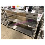 1X, 50.5" X 30" ALL S/S 3 TIER TABLE