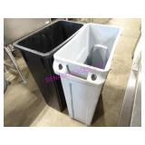 1X, 30"T SLIM JIM GARBAGE BIN