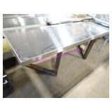 1X, 92"X30" H.D. S/S TABLE