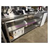 1X, 90" X 30" ALL S/S 3 TIER TABLE