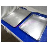 LOT, 15PC ASST SIZE ALUM BAKE TRAYS  NOTES