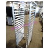 1X, 20.25"X69"T 20 SLOT ALUM PORTA TRAY RACK