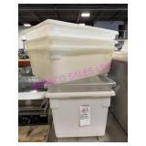 LOT, 5 ASST DEPTH BINS W/ LIDS