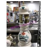 1X, 19"T CARLSBERG CERAMIC 3 HEAD DRAUGHT TOWER