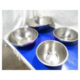 LOT, 13 PCS ASST SIZE S/S MIX BOWLS