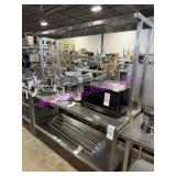 1X, 72" X 258" ALL S/S TABLE W/ ADJ UNDERSHELF &