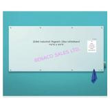 1X, NEW 96"X48" GLOBAL MAGNETIC GLASS WHITE BOARD
