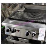 1X, GARLAND 24" RIBBED GRIDDLE - NAT GAS