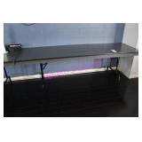 2X, 30"X96"L TABLE W/FOLDING LEGS NOTES