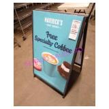 1X, 24"X40.5"T A-FRAME STREET SIDE AD SIGN