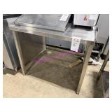 1X, 36" X 30" S/S TABLE