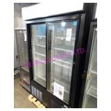1X, 47.5"X78"T HABCO ESM42HC 2 GLASS DR COOLER