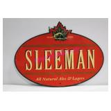 1X, 31"X23" SLEEMAN ALE & LAGER SIGN METAL