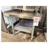 1X, 24" X 30" S/S EQPT STAND